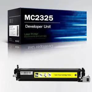 Compatible Developer Unit for Lexmark MC2325 78C0D10 78C0D20 78C0D30 78C0D40 High Yield Work with C2325 C2425 C2535 C2240 MC2325 MC2425 MC2535 MC2640 XC2235 4240 Printer 12500 Pages,Yellow-1 Pack