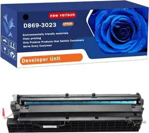 D869-3023 Developer Unit Compatible for Ricoh MP 2554SP 3053 3554SP 4054SP 4055SP 5054SP 5055SP 6054SP 6055SP Printers, Print Up to 220000 Pages, Bright Colors (1 Pack Black)