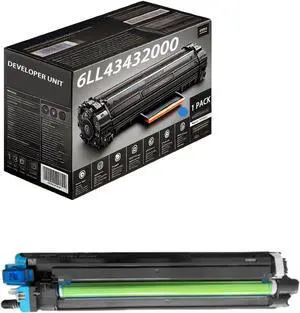 6LL43432000 6LL43432100 6LL43432200 6LL43432300 Developer Unit Compatible for Toshiba E-Studio 4515AC 5015AC Printers, Includes Chip, High Yield 100000 Pages (Cyan)