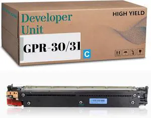 GPR-30 GPR-31 Developer Unit Compatible for Canon ImageRUNNER Advance C5035 C5230 C5235 C5240 C5424 C5030 C5045 C5051 C5250 C5255 Printer 300,000 Pages (1Cyan)