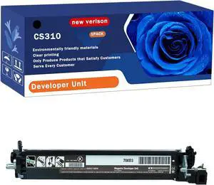 CS310 Developer Unit Compatible for Lexmark CS310dn CS310n CS317dn CS410dtn CS410n CS417dn CS510de CS510dte CS517de Printers, High Yield 20000 Pages, with Chip (1 Pack Black)