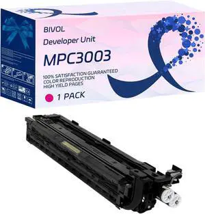 BIVOL Compatible for Ricoh MPC3003 Developer Unit Work for Ricoh MP C3003 C3503 C4503 C5503 C6003 Printers, with Chip, High Yield 170000 Pages, Vivid Colors (Magenta)