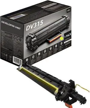 DV315 AAV703D AAV70KD AAV70ED AAV708D Developer Unit Compatible for Konica Minolta bizhub C250i C300i C360i Printers, Includes Chip, High Yield 300000 Pages (Yellow)