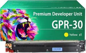 GPR-30 Developer Unit Compatible for Canon GPR-30 GPR-31 NPG-45 NPG-46C-EXV28 C-EXV29 Developer Unit Work for Canon Image Runner Advance C5051 C5030 C5035 Printers 1 Yellow Pack