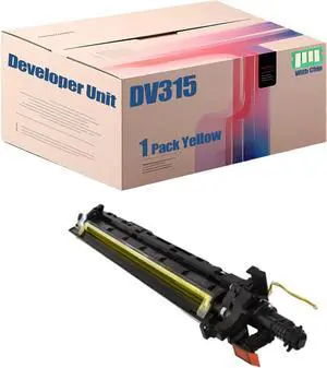 DV315 AAV703D AAV70KD AAV70ED AAV708D High Yield Developer Unit Compatible for Konica Minolta bizhub C250i C300i C360i Printer, High Yield 300000 Pages (Yellow)