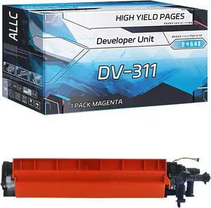 DV-311 Developer Unit Compatible with Konica Minolta bizhub C220 C280 C360 Printers, High Yield 600000 Pages, Experience Superior Printing (Magenta)