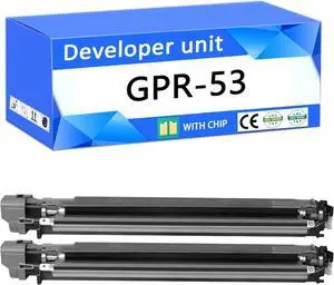 GPR-53 GPR53 Developer Unit Compatible for Canon ImageRUNNER Advance C3320L C3530 C3525 C3520 C3330 C3325 3320 C3520i 3530i 3826i 3830i Printers Black*2