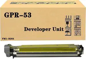 QUNINE Compatible for Canon GPR-53 Developer Unit, Large Capacity Work with ImageRUNNER Advance C3325i C3330i C3525i C3530i DX C3720i C3725i C3730i Printer, High Yield 150, Yellow
