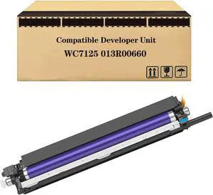 Compatible Replacement for Xerox WC7125 013R00657 013R00658 013R00659 013R00660 Developer Unit Work with 7220 7225 7120 7125 Printer 1 Cyan