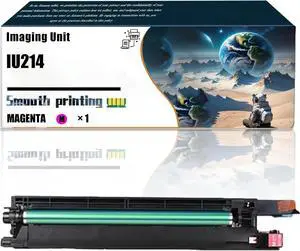 Replacement Parts Imaging Unit IU214 Compatible with Konica Minolta (photosensitive Drum + Developer) bizhub C227 bizhub C287 Printers, Contains Chip and Clear Printing (1 Pack Magenta)