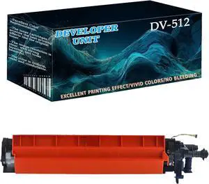 DV-512K DV-512C DV-512M DV-512Y Developer Unit Replacement (DV512) Compatible for Konica Minolta Bizhub C224 C224e C284 C284e C364 Printer Yellow