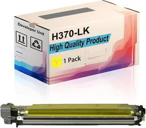 H370-LK Developer Unit Compatible for Toshiba E Studio 2000AC 2010AC 2500AC 2510AC Printer, High Yield 70000 Pages, Print More Pages (1 Pack Yellow)