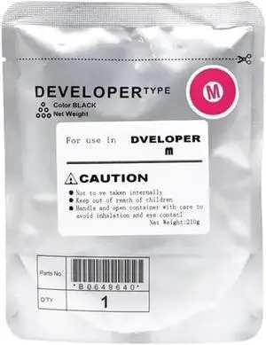 DV313 Developer Powder Compatible C308 C368 C458 C558 C658 C258 CMYK 1 Unit(1PCS Magenta)