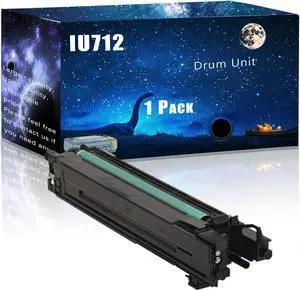 IU712 Drum Unit Compatible for Konica Minolta (Drum Assembly + Developer Tank) bizhub C659 bizhub C759 Printers,with Chip Large Printing Demands (Black)