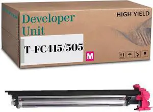 T-FC415 T-FC505 Developer Unit Compatible Replacement for Toshiba E-Studio 2515AC 3015AC 3515AC 3005AC 5005AC Printer (1Magenta)