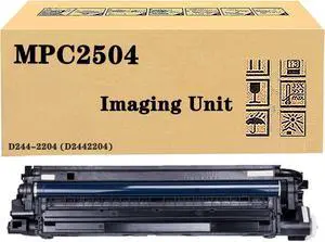 Compatible D2442204 D2442205 D2442206 D2442207 Imaging Unit (with Developer Unit) for Ricoh MP C2004 MP C2004exSP MP C2504 MP C2504exSP Printer, High Yield 80,000 Pa Black