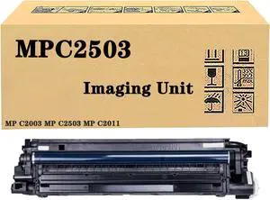 MPC2503 Compatible Imaging Unit (with Developer Unit) for Ricoh MP C2003 MP C2503 MP C2011 Printer, High Yield 60,000 Pages Black