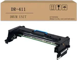 DR411 Drum Cartridge Compatible for Konica Minolta Bizhub 223 283 36 363 42 423 Printer, DV411 Developer Unit DR411