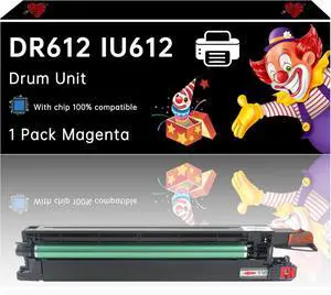 DR612 IU612 Drum Unit Compatible with Konica Minolta(Developer+Drum) bizhub 552 652 C452 C552 C552DS C652 C652DS Printers, Enhanced Durability, Ideal for High-Volume Printing (1 Pack Magenta)