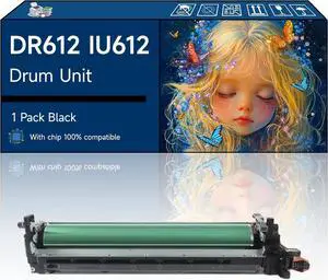 DR612 IU612 Drum Unit Compatible with Konica Minolta(Developer+Drum) bizhub 552 652 C452 C552 C552DS C652 Printers (1 Pack Black)