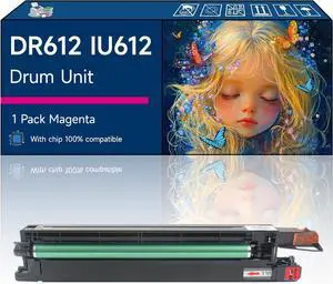 DR612 IU612 Drum Unit Compatible with Konica Minolta(Developer+Drum) bizhub 552 652 C452 C552 C552DS C652 Printers (1 Pack Magenta)