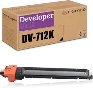 Compatible Drum Unit Replacement for Konica Minolta DR712K IU712C IU712M IU712Y, to Use with Bizhub C659 C759 Printer Black Developer Unit