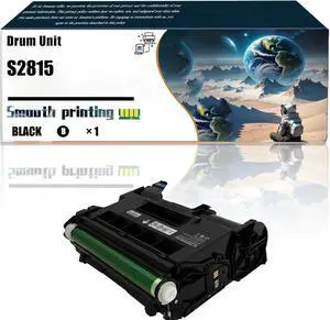 Replacement Parts Drum Unit S2815 Compatible with Dell Smart Multifunction S2810dn H815dw S2815dn Printers, Contains Chip and Clear Printing (Black)