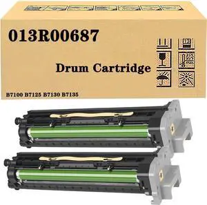 QUNINE Compatible Drum Unit for Xerox 013R00687 Black Drum Cartridge, Large Capacity Work with VersaLink B7125 B7130 B7135 B7100 Series Printer, High Yield 80,000Pages 2Pack QUNINE Compatible Drum Unit for Xerox 013R00687 Black Drum Cartridge, Large Capacity Work with VersaLink B7125 B7130 B7135 B7100 Series Printer, High Yield 80,000Pages 2Pack