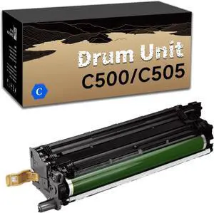 C500 C505 Drum Unit, Replacement 108R01484 108R01481 108R01482 108R01483 Drum Unit, Compatible for Xerox VersaLink C500DN C500N C505S C505X Printer 1 Cyan