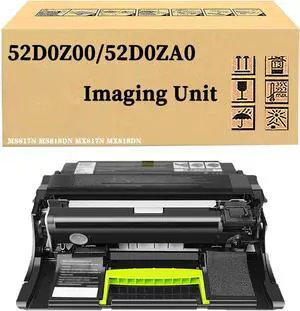 QUNINE Compatible for Lexmark 52D0Z00 / 52D0ZA0 Black Imaging Unit, Large Capacity Work with MS817N MS818DN MX817N MX818DN Printer, High Yield 100,000Pages 1Pack