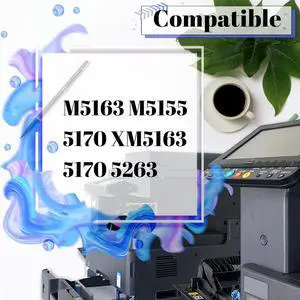 Compatible Drum Unit Replacement for Lexmark 24B6025,Work for M5163 M5155 5170 XM5163 5170 5263 Printer 1-Pack