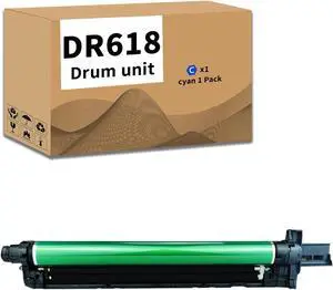 DR618 Drum Unit Replacement Compatible for Konica Minolta Bizhub C450i 550i 650i Printer 1 Cyan
