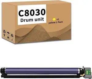 C8030 Drum Unit, Replacement Drum Unit, Compatible for Xerox AltaLink C8030 C8035 C8045 C8055 C8070 Printer 1 Yellow