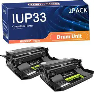 Compatible IUP33 AAFWOY1 Drum Unit Replacement for Konica Minolta Printers to Use with Bizhub 4052 4752 Printer,Long-Lasting and Accurate Printing 2set