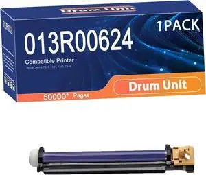 Compatible 013R00624 Drum WC7328 Drum Unit Replacement for Xerox Printers to Use with WorkCentre 7328 7335 7345 7346 Printer,Long-Lasting and Accurate Printing 1set