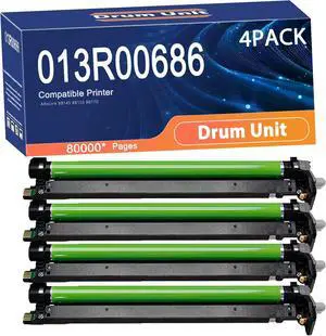 Compatible 013R00686D B8245 Drum Unit Replacement for Xerox Printers to Use with AltaLink B8245 B8255 B8270 B8170 B8200 Printer,Long-Lasting and Accurate 4set