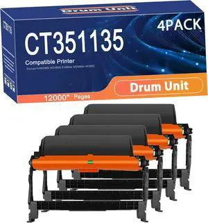 Compatible M248D ST351135 Drum Unit Replacement for Xerox Printers to Use with DocuprintM248b M248db P288dw M288dw M288Z Printer, Long-Lasting and Accurate 4set Compatible M248D ST351135 Drum Unit Replacement for Xerox Printers to Use with DocuprintM248b M248db P288dw M288dw M288Z Printer, Long-Lasting and Accurate 4set