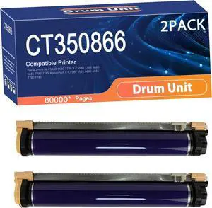 Compatible CT350866 Drum Unit Replacement for Xerox Printers to Use with DocuCentre IV-C5580 6680 7780 V-C5580 5585 6680 6685 7780 7785 ApeosPort V-C5580 5585 6680 Printer 2set
