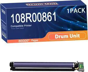 Compatible 108R00861 Drum Unit Replacement for Xerox Printers to Use with Phaser 7500N 7500DN Printer,Long-Lasting and Accurate Printing 1set