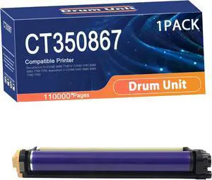 Compatible CT350867 Drum Unit Replacement for Xerox Printers to Use with DocuCentre IV-C5580 6680 7780 V-C5580 5585 6680 6685 7780 7785 ApeosPort V-C5580 5585 6680 Printer 1set