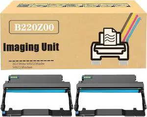 B/MB2236 B220Z00 Black Imaging Unit Replacement Compatible for Lexmark B2236dw MB2236adw MB2236adwe Printer, High Yield 12,000 Pages 2Pack