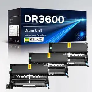 Compatible for Brother DR3600 Imaging Drum Unit Replacement with HL-L5210DN L5210DW L5215DN L6415DW L6210DW L6210DWT L6410DN DCP-L5510DN DCP-L5510DW MFC-L5710DW L6910DN Printer,DR3600-3 Pack