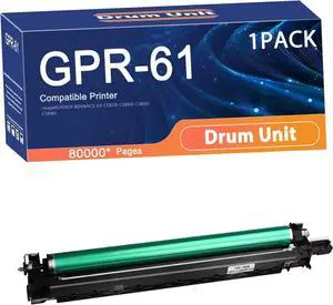 Compatible GPR-61 Drum Unit Replacement for Canon GPR61 Printers to Use with ImageRUNNER Advance DX C5870i C5860i C5850i C5840i Printer,Long-Lasting and Accurate 1set