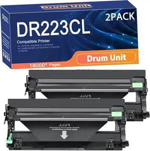Compatible DR223CL Drum Unit Replacement for Brother DR-223CL Printers to Use with HL-L3210CW L3230CDW HL-L3270CDW HL-L3290CDW MFC-L3710CW MFC-L3750CDW L3770CDW Printer 2set