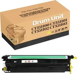 Compatible for Xerox CT351100 CT351101 CT351102 CT351103 Drum Unit Works for DocuPrint CM315z CP315dw CP318dw CM318z Printer,Drum Cartridge/Imaging Unit Yellow 1 Pack