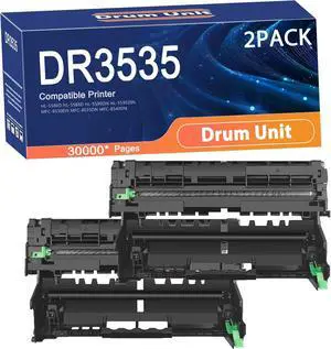 Compatible TN3535 Drum Unit Replacement for Brother TN3535 Printers to Use with HL-5580D, HL-5585D, HL-5590DN, HL-5595DIN, MFC-8530DN, MFC-8535DN, and MFC-8540DN Printers 2set