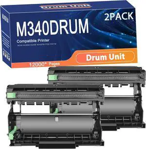 Compatible M340DRUM Drum Unit Replacement for Ricoh M340 Drum Printers to Use with M340 M340W M340F M340FW P200 P201W Printer,Long-Lasting and Accurate Printing 2set