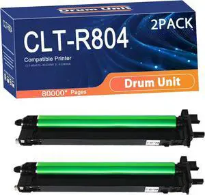 Compatible CLT-R804 Drum Unit Replacement for Samsung CLTR804 Printers to Use with CLT-804S SL-X3220NR SL-X3280NR Printer,Long-Lasting and Accurate Printing 2set