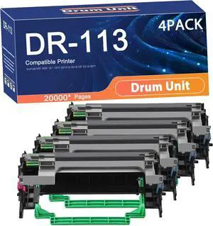 Compatible DR-113 4139301803 Drum Unit Replacement for Konica Minolta DR113 Printers to Use with Bizhub160 160f 161 161f DI1610 DI1610F DI1610FP Printer 4set