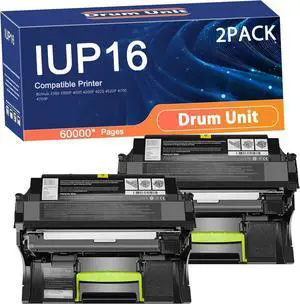 Compatible IUP16 IUP17 Drum Unit Replacement for Konica Minolta IUP-16 IUP-17 Printers to Use with BizHub 3300 3300P 4000 4000P 4020 4020P 4700 4700P Printer 2set